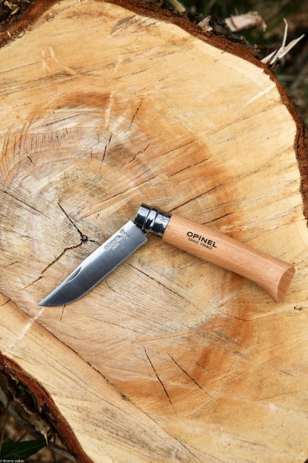 N°08 джобно ножче, неръждаема стомана, 8,5 см, "Tradition Inox" - Opinel