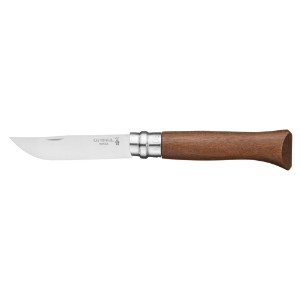 N°08 джобно ножче, неръждаема стомана, 8,5 см, "Tradition Luxe", орех - Opinel