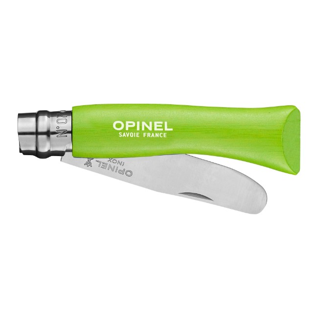 Джобен нож, неръждаема стомана, 8 см, "My first", Apple - Opinel