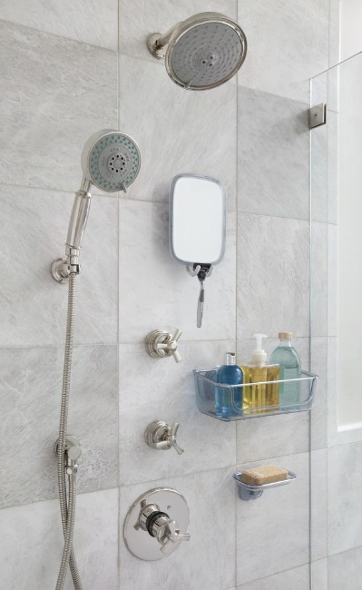 Незамъгляващо огледало за баня с вендуза, 33,5x18см, "Good Grips" - OXO