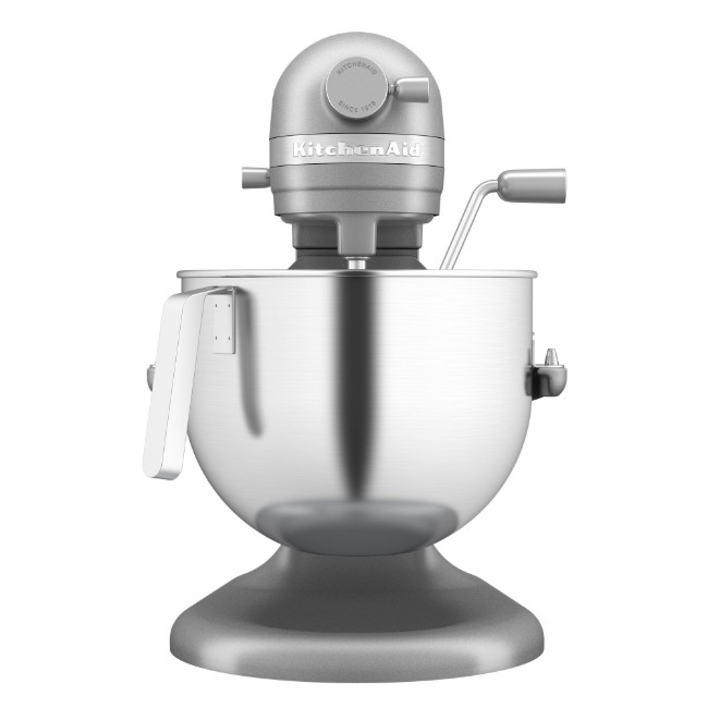 Миксер с повдигаща се купа, 6,6 л, модел HEAVY DUTY, Artisan, Contour Silver - KitchenAid