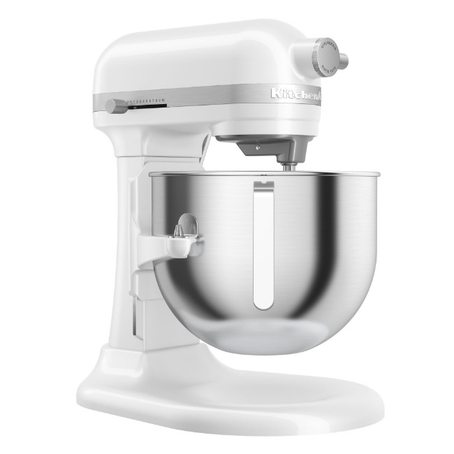 Миксер с повдигаща се купа, 6,6 л, модел HEAVY DUTY, White - KitchenAid