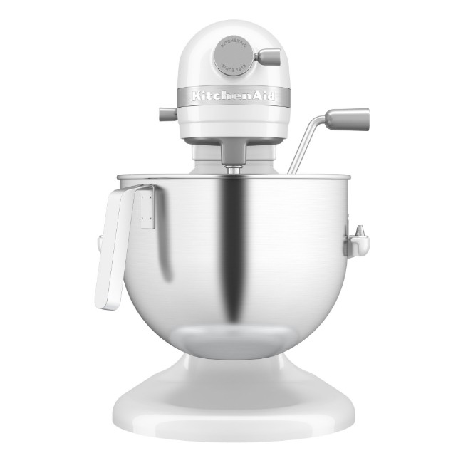 Миксер с повдигаща се купа, 6,6 л, модел HEAVY DUTY, White - KitchenAid