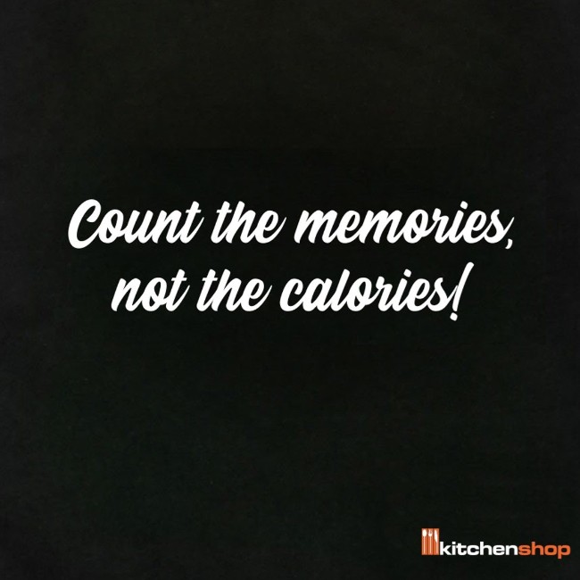 Пазарска чанта „Пребройте спомените, а не калориите“