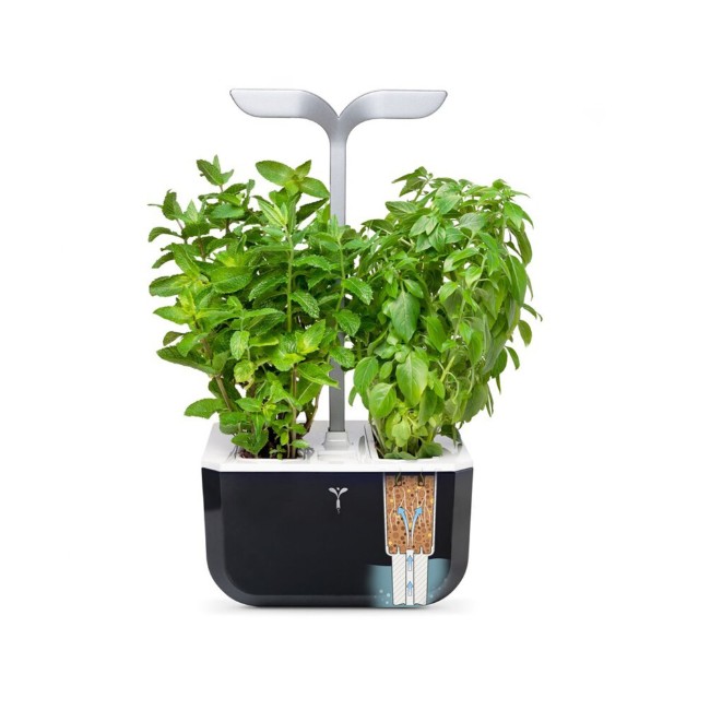 Саксия Exky "SMART Garden", Soft Black - Veritable