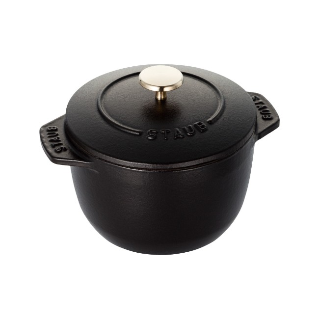 Тенджера за готвене на кокот за ориз 12 см/0,75 л, Black - Staub