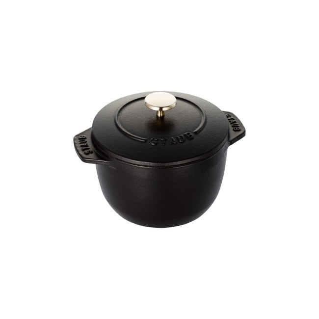 Тенджера за готвене на кокот за ориз 12 см/0,75 л, Black - Staub