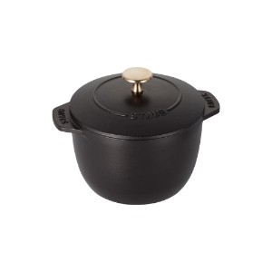 Тенджера за готвене на кокот за ориз 16 см/1,75 л, Black - Staub