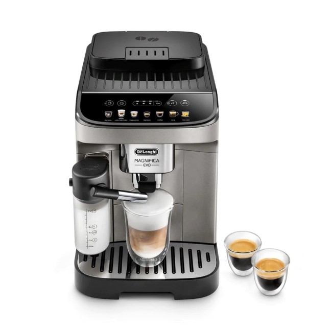 Автоматична еспресо машина, 1450W, "Magnifica Evo", сребриста - DeLonghi