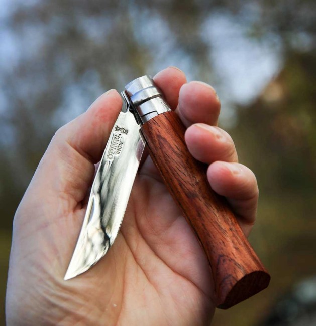 Джобен нож N°06, неръждаема стомана, 7см, "Tradition Luxe", Padouk - Opinel