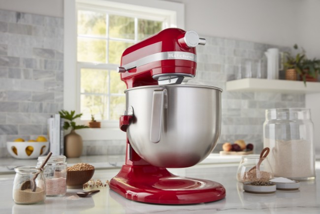 Миксер с повдигаща се купа, 6,6 л, HEAVY DUTY, Empire Red - KitchenAid