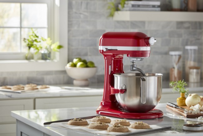 Миксер с повдигаща се купа, 6,6 л, HEAVY DUTY, Empire Red - KitchenAid