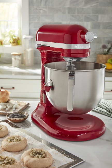 Миксер с повдигаща се купа, 6,6 л, HEAVY DUTY, Empire Red - KitchenAid