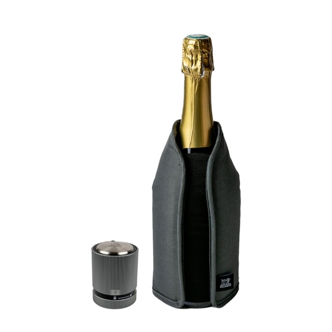 Комплект тапа за шампанско и охлаждащ маншон, "Bubbles" - Peugeot