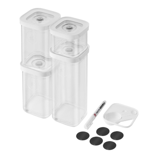Комплект контейнери за съхранение, 6 части, с аксесоари, пластмаса, "Cube" - Zwilling