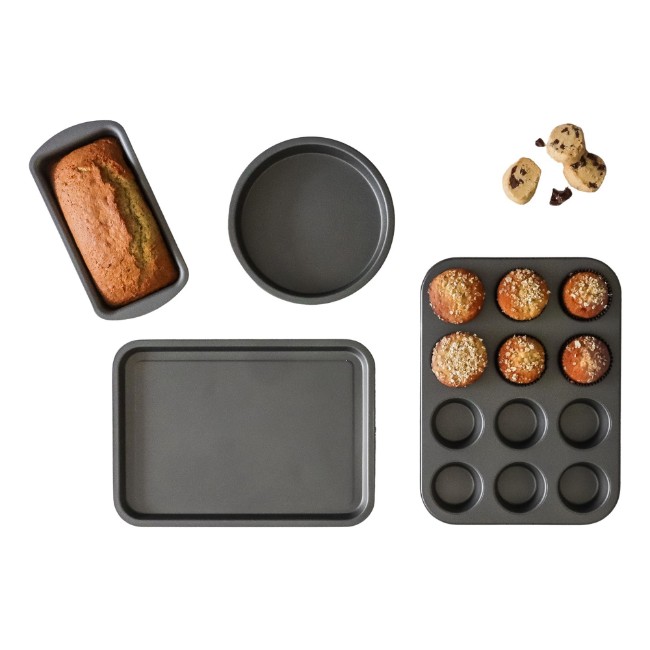 Комплект за печене от 4 части, въглеродна стомана – Kitchen Craft