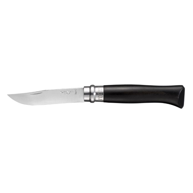 N°08 джобно ножче, неръждаема стомана, 8.5cm, "Tradition Luxe", Ebony - Opinel