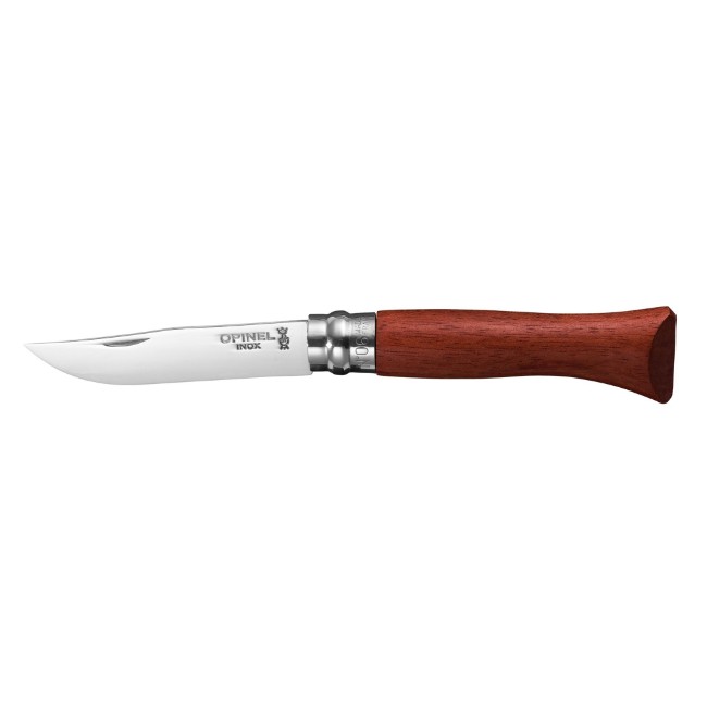 Джобен нож N°06, неръждаема стомана, 7см, "Tradition Luxe", Padouk - Opinel