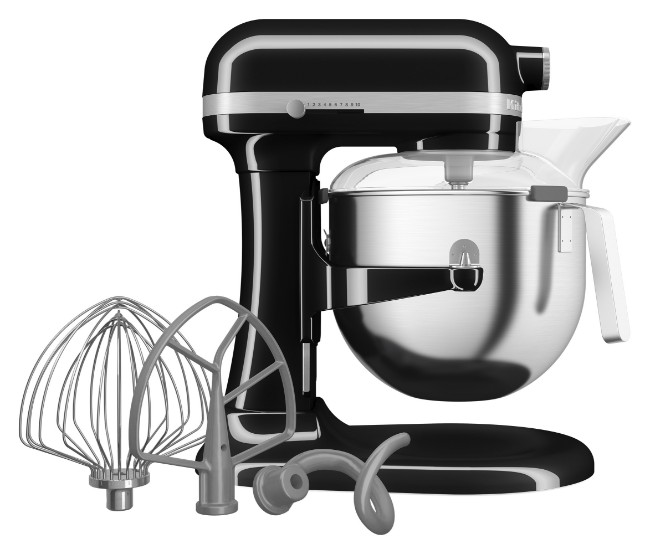 Стоящ миксер с повдигаща купа, 6,6 л, HEAVY DUTY, Onyx Black - KitchenAid