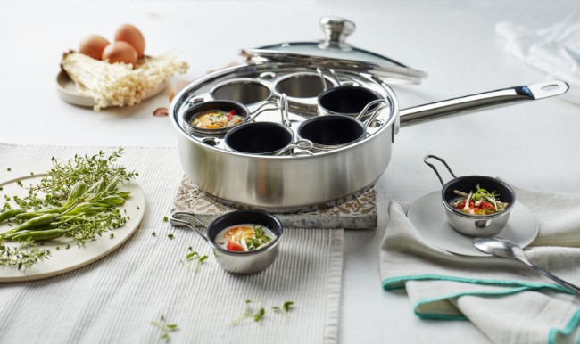 Тиган Gourmet с капак 22 см - Demeyere