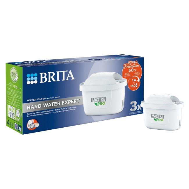Комплект от 3 филтъра BRITA MAXTRA PRO Hard Water Expert