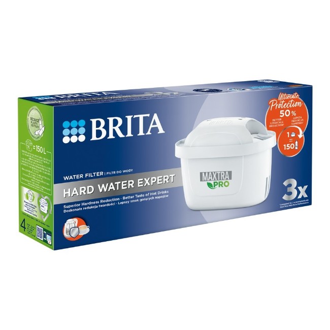 Комплект от 3 филтъра BRITA MAXTRA PRO Hard Water Expert