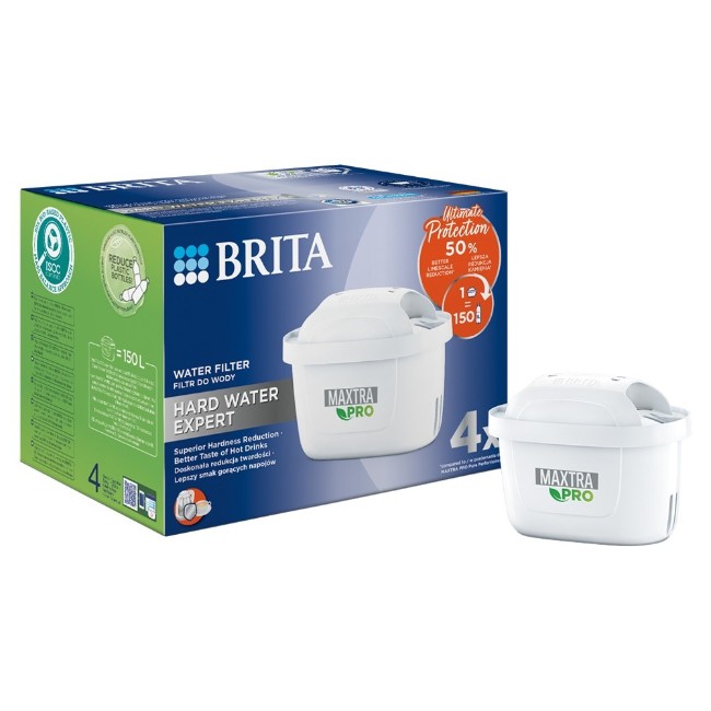 Комплект от 4 филтъра BRITA Maxtra PRO Hard Water Expert