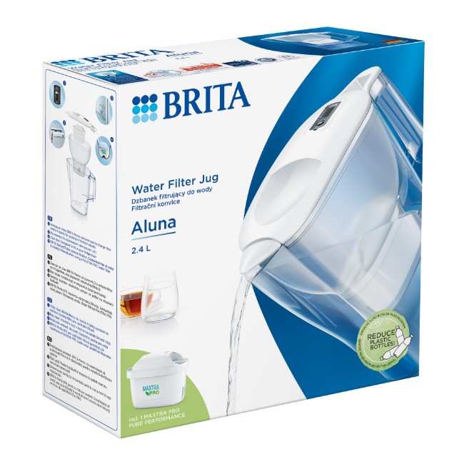 Филтърна чаша Aluna 2.4 L Maxtra PRO (бяла)