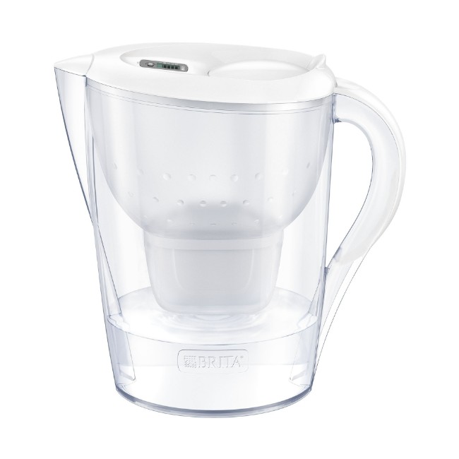 BRITA Marella XL 3.5 L стартов пакет + 3 филтъра Maxtra PRO (бял)