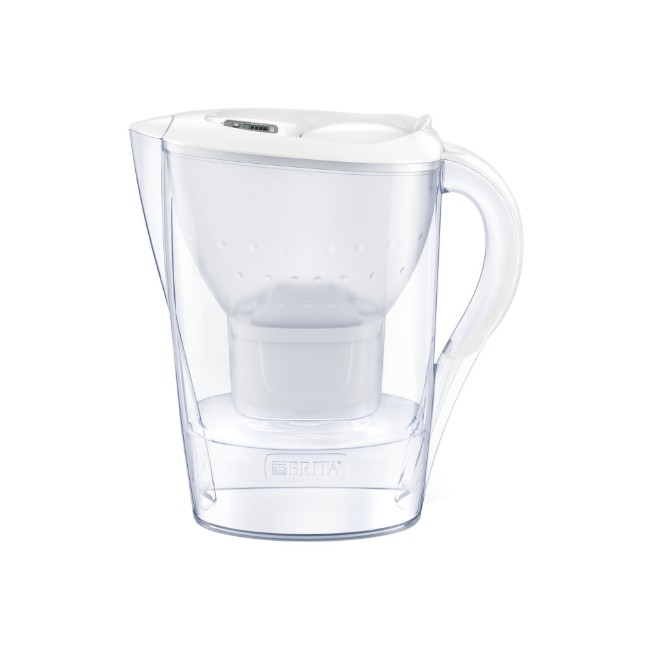 BRITA Marella 2.4L стартов пакет + 3 филтъра Maxtra PRO (бял)