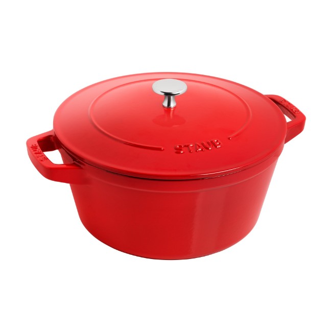 Комплект 2 съдове Cocotte, 24 см, чугун, Cherry - Staub