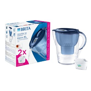 BRITA Marella XL 3.5 L стартов пакет + 2 филтъра Maxtra PRO (син)