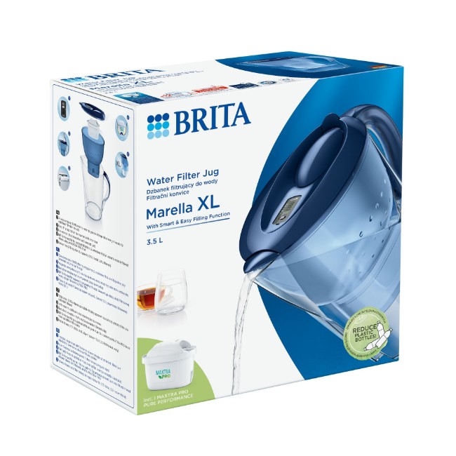 BRITA Marella XL 3,5 L Maxtra PRO (синя) филтърна чаша