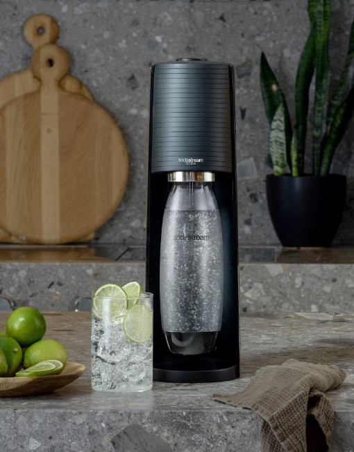 Уред за газирана вода Terra, Черен - SodaStream