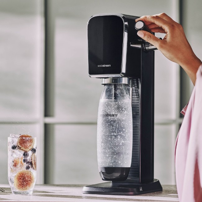 Аrt уред за газирана вода, черен - SodaStream