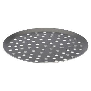 Перфорирана кръгла тава, 32 см, алуминий, CHOC - марка "de Buyer".