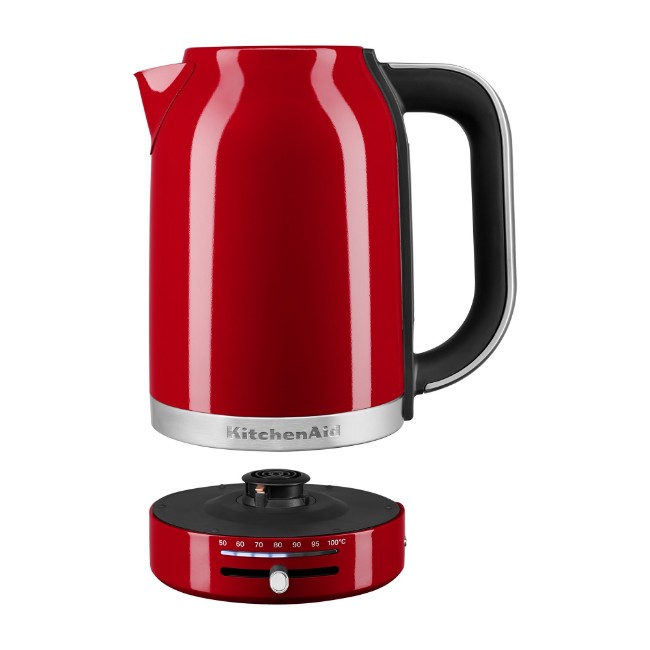 Електрическа кана с променлива температура, 1,7 L, Empire Red - KitchenAid