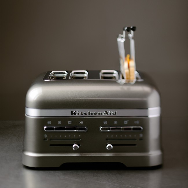 Тостер KitchenAid Artisan, 2500W, 4 отделения, Medallion Silver