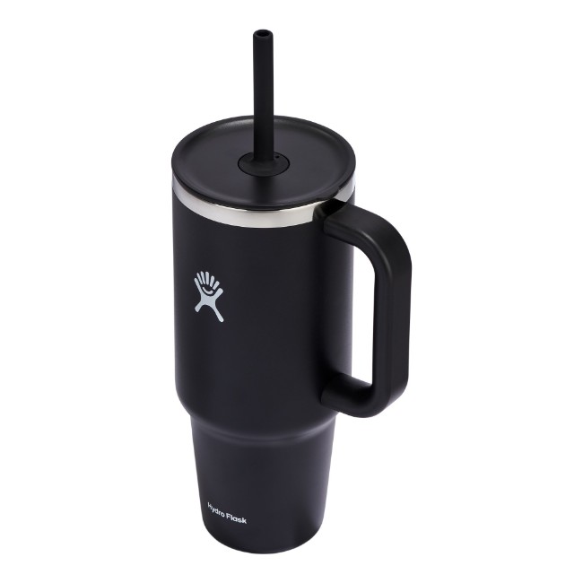 Термоизолирана чаша, неръждаема стомана, 1,18 л, „All Around Travel“, черна - Hydro Flask