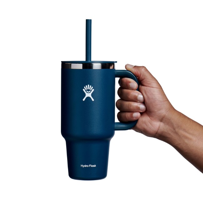 Термоизолирана чаша, неръждаема стомана, 950 мл, "All Around Travel", Indigo - Hydro Flask