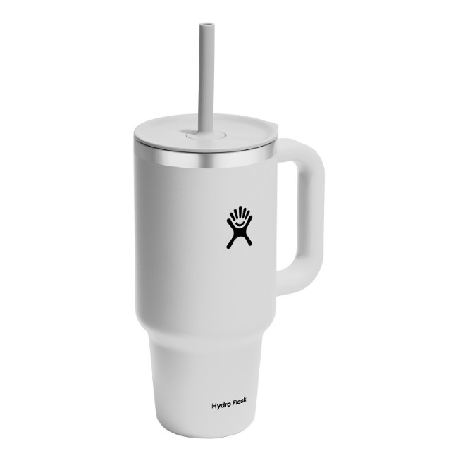 Термоизолирана чаша, неръждаема стомана, 950 ml, „All Around Travel“, бяла - Hydro Flask