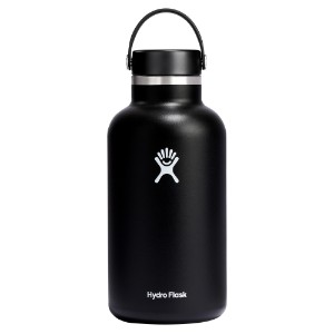 Термоизолираща бутилка, неръждаема стомана, 1.9L, "Wide Mouth", черна - Hydro Flask