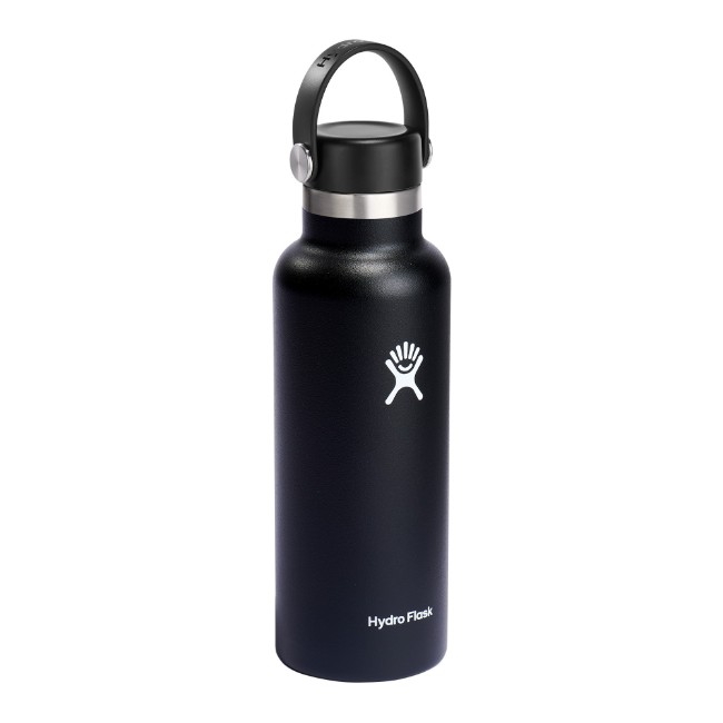 Термоизолираща бутилка, неръждаема стомана, 530 мл, "Standard", черна - Hydro Flask