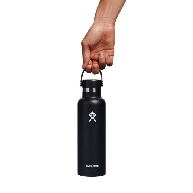 Термоизолираща бутилка, неръждаема стомана, 620мл, "Standard", черна - Hydro Flask