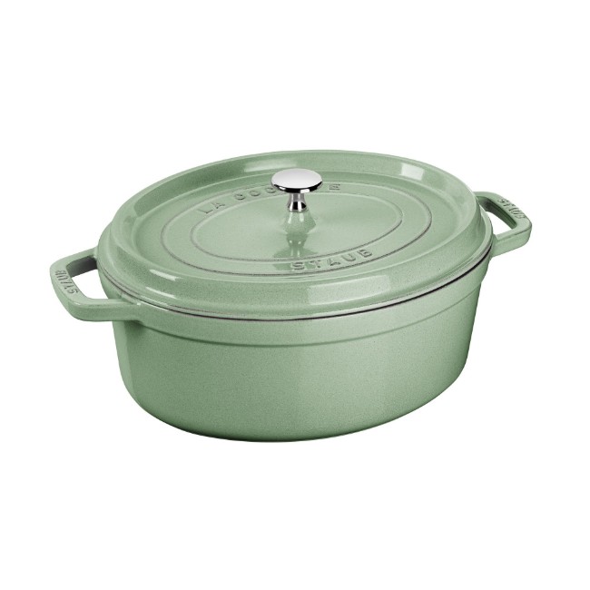 Овална тенджера Cocotte, чугун, 29 см/4,2 л, Sage - Staub