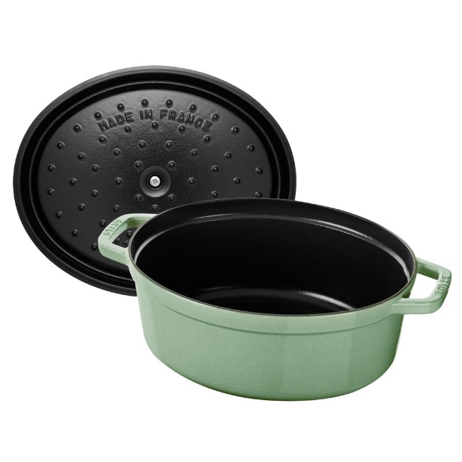 Овална тенджера Cocotte, чугун, 29 см/4,2 л, Sage - Staub