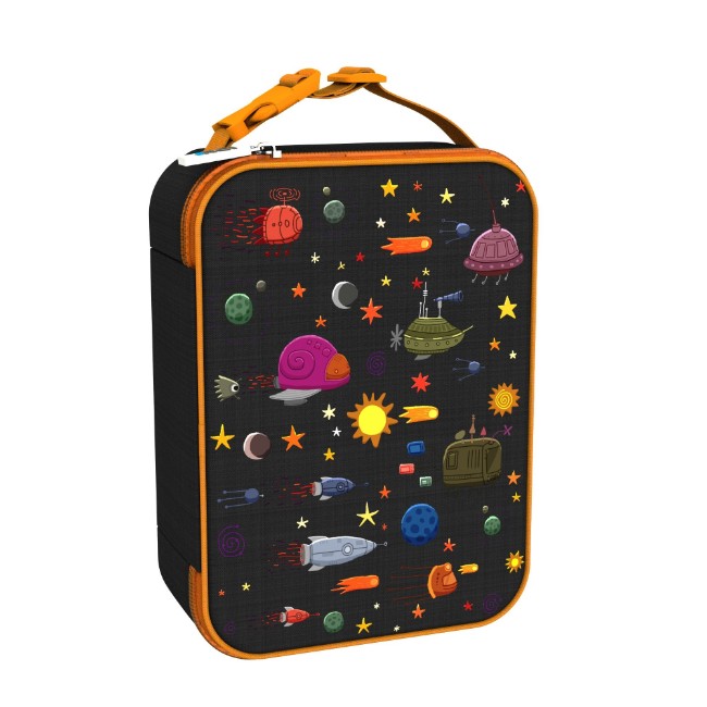Термоизолираща чанта за обяд, 26,5 × 19 ,5 см, Spaceships - Ion8