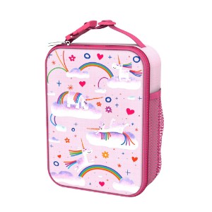 Термоизолираща чанта за обяд, 26,5 × 19,5 см, Unicorn Rainbows - Ion8