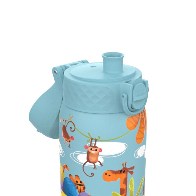 Бутилка за вода за деца, неръждаема стомана, 400 мл Safari - Ion8