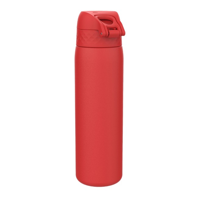 Бутилка за вода "Slim", неръждаема стомана, 500 ml, Червена - Ion8